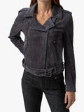 Charcoal Urban Charcoal Suede Jacket - Premium Quality Real Leather Jacket