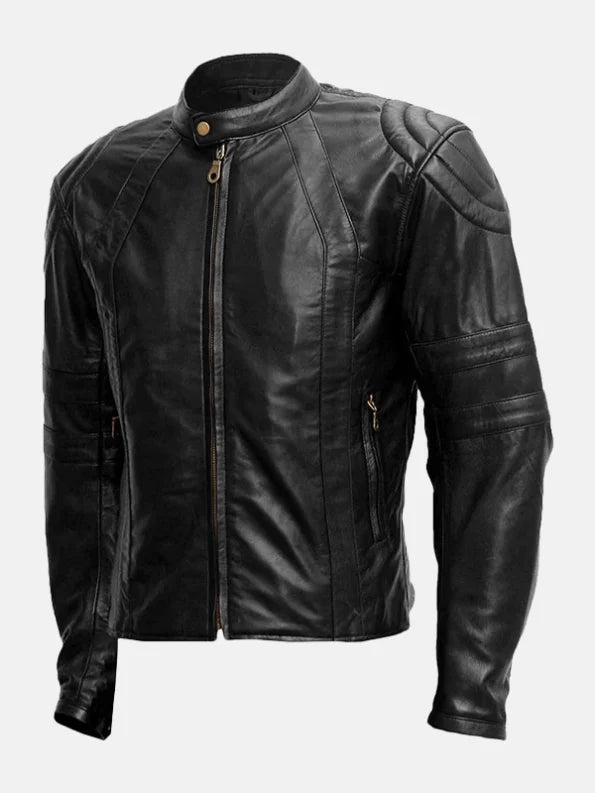 Men's Black Riding Soft Leather Jacket - Premium Quality Real Leather Jacket