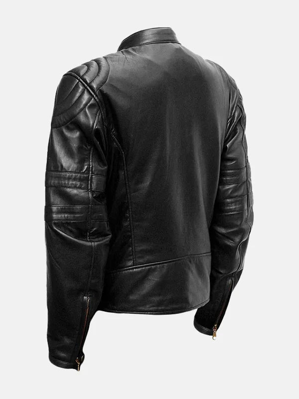 Men's Black Riding Soft Leather Jacket - Premium Quality Real Leather Jacket