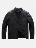 Men's Matt Black Leather Jacket - Premium Quality Real Leather Jacket