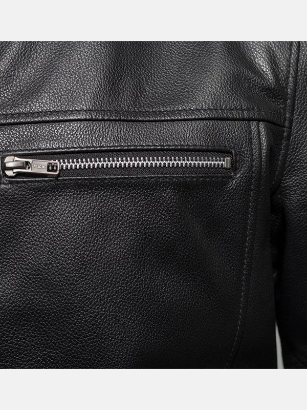 Rider Series Men's Black Motorcycle Leather Jacket - Premium Quality Real Leather Jacket