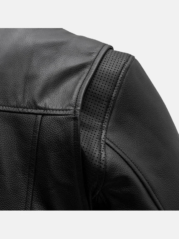 Rider Series Men's Black Motorcycle Leather Jacket - Premium Quality Real Leather Jacket