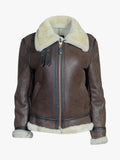 Skyline B-3 Women's Sheepskin B-3 Bomber Jacket - Premium Quality Real Leather Jacket