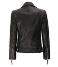 Classic Rebel Womens Asymmetrical Leather Jacket - Premium Quality Real Leather Jacket